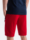 Ombre Clothing Férfi melegítő rövidnadrág - piros V2 W239 Ombre Clothing