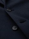 Ombre Clothing Férfi kötött dzseki fitted szabásban - sötétkék V3 OM-BLZB-0100 Ombre Clothing