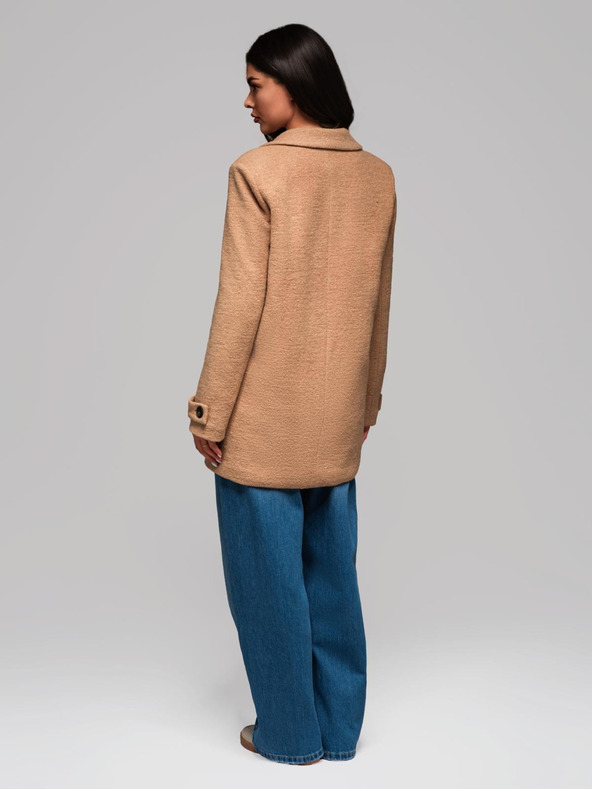 Edoti Divatos női kabát CLR041 - barna EDOTI