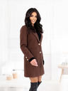 Edoti Divatos női kabát CLR042 - barna EDOTI