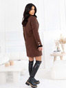 Edoti Divatos női kabát CLR042 - barna EDOTI