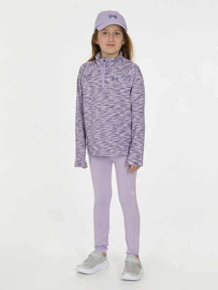Under Armour Lány szett Under Armour UA 1/4 ZIP LEGGING SET-PPL