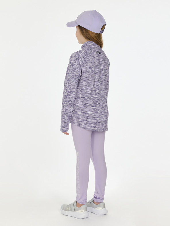 Under Armour Lány szett Under Armour UA 1/4 ZIP LEGGING SET-PPL
