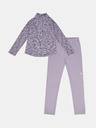 Under Armour Lány szett Under Armour UA 1/4 ZIP LEGGING SET-PPL