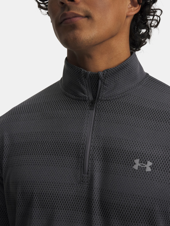 Under Armour Férfi póló Under Armour UA Velociti 1/4 Zip-GRY