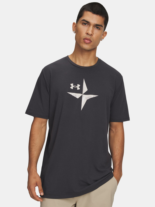 Under Armour Férfi póló Under Armour UA EXPLOR Graphic SS-GRY