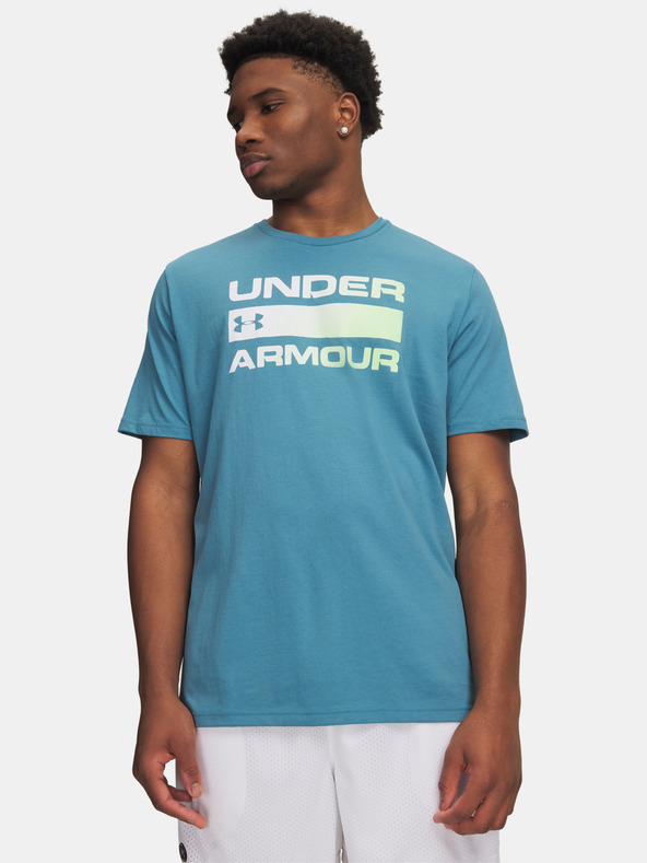 Under Armour Férfi póló Under Armour UA TEAM ISSUE WORDMARK SS-BLU