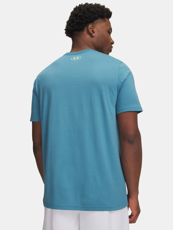 Under Armour Férfi póló Under Armour UA TEAM ISSUE WORDMARK SS-BLU