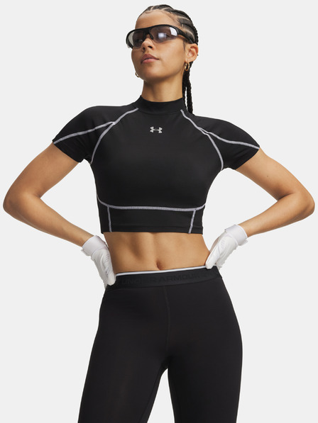 Under Armour Női póló Under Armour HeatGear Elite Crop Mck SS-BLK