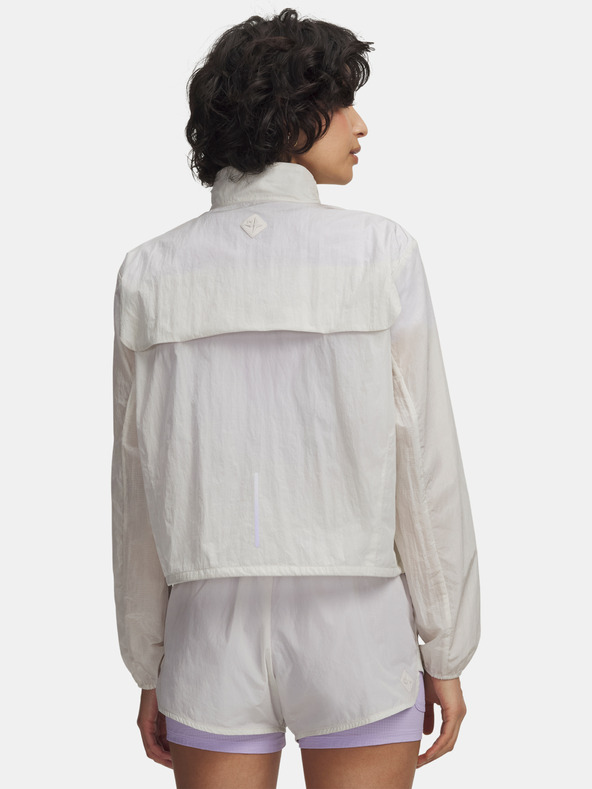 Under Armour Női dzseki Under Armour W Explor Trail Run Wind Jckt-WHT