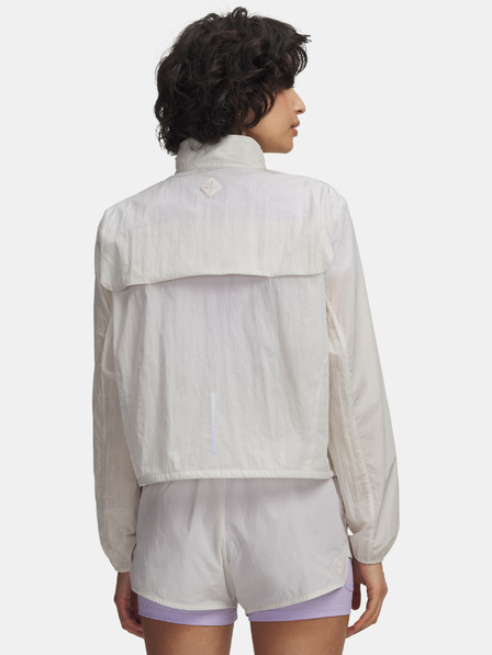 Under Armour Női dzseki Under Armour W Explor Trail Run Wind Jckt-WHT