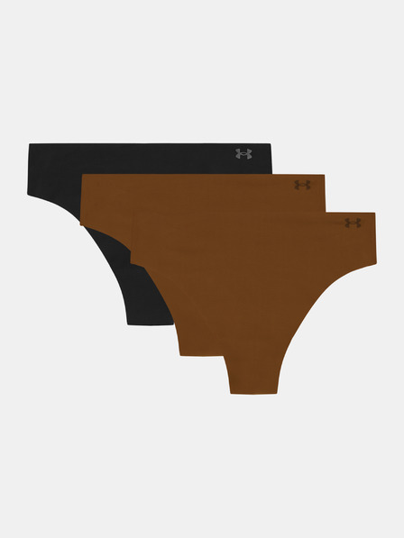 Under Armour Női tanga Under Armour Ua Pure Stretch No Show Thong -Solid - 3pk