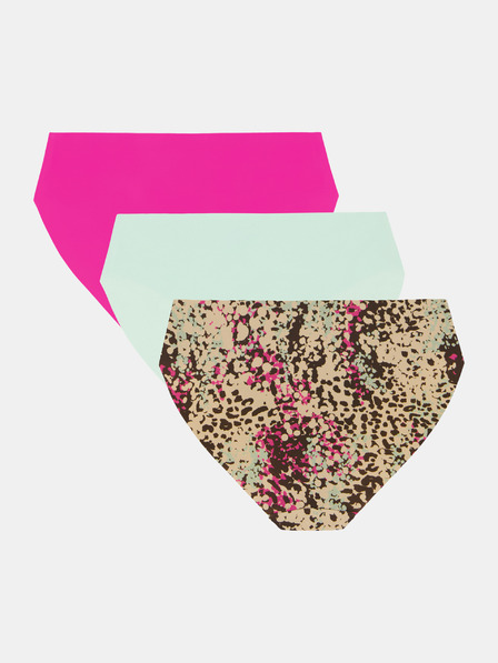 Under Armour Női bugyi Under Armour Ua Pure Stretch No Show Bikini-Print - 3pk