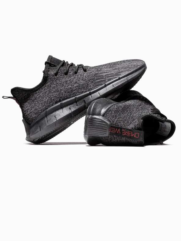 Ombre Clothing Fekete férfi barna tornacipő Ombre ruházat