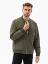 Ombre Clothing Khaki színű férfi Ombre Clothing átmeneti kabát C538