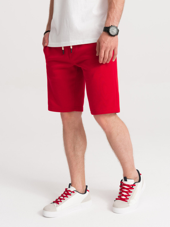 Ombre Clothing Piros férfi melegítőnadrág W238