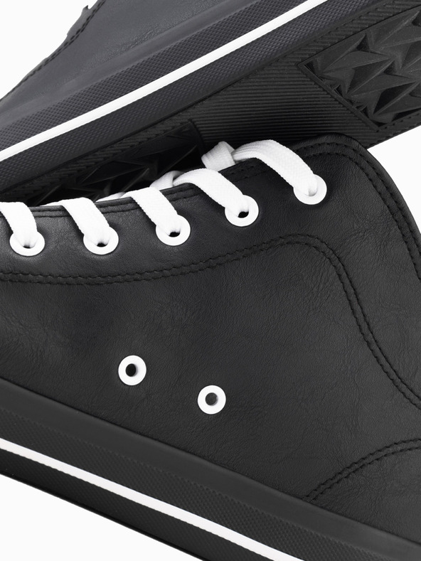 Ombre Clothing Fekete férfi bokacipő Ombre Clothing