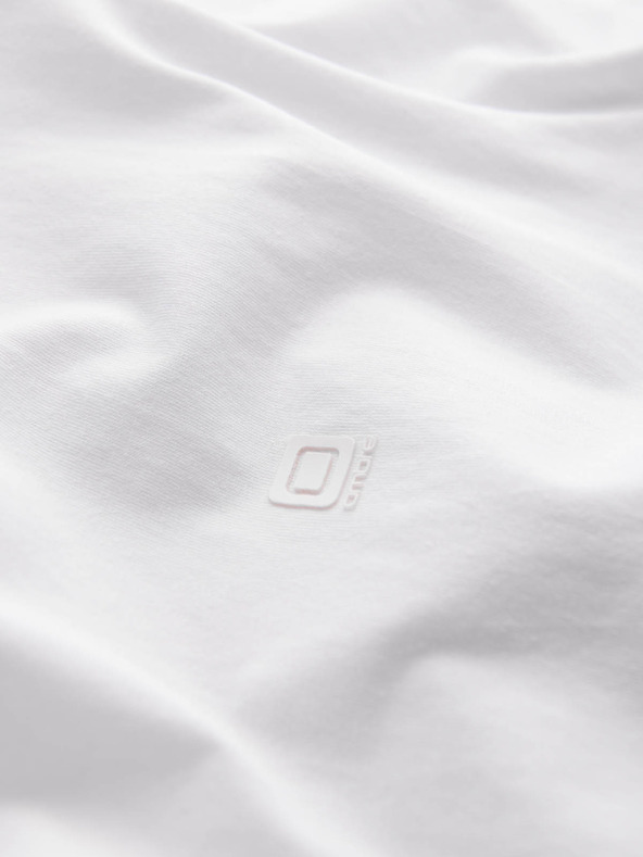 Ombre Clothing Fehér férfi V-nyakú póló Ombre ruházat