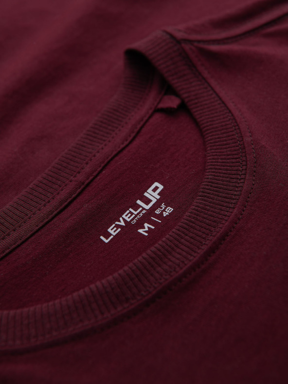 Ombre Clothing Férfi bordó ing Ombre ruházat