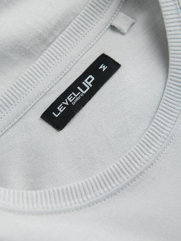 Ombre Clothing Világosszürke Férfi póló Ombre ruházat