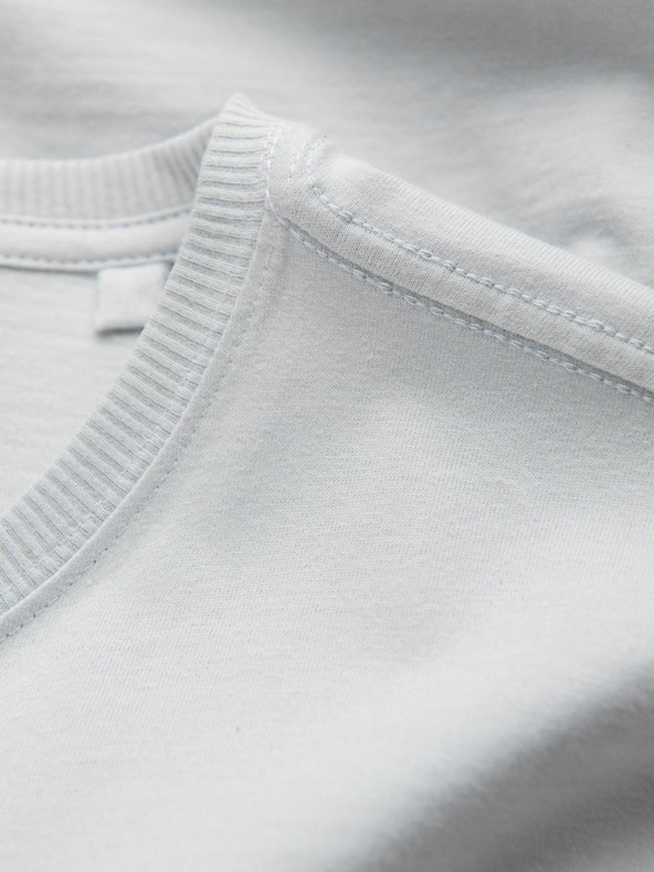 Ombre Clothing Világosszürke Férfi póló Ombre ruházat