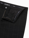 Ombre Clothing Fekete férfi kockás nadrág Ombre Clothing