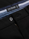 Ombre Clothing Fekete férfi slim fit chino nadrág Ombre Ruházat