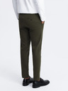 Ombre Clothing Sötétzöld férfi chino nadrág Ombre ruházat