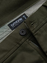 Ombre Clothing Sötétzöld férfi chino nadrág Ombre ruházat