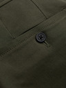 Ombre Clothing Sötétzöld férfi chino nadrág Ombre ruházat