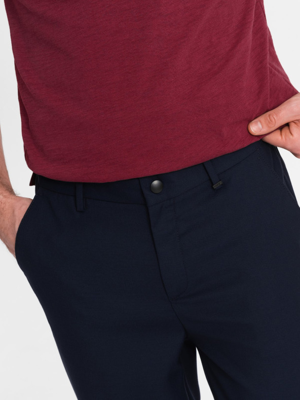 Ombre Clothing Sötétkék Férfi chino nadrág Ombre ruházat