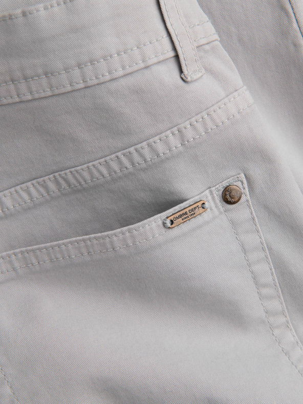 Ombre Clothing Világosszürke Férfi chino nadrág Ombre ruházat