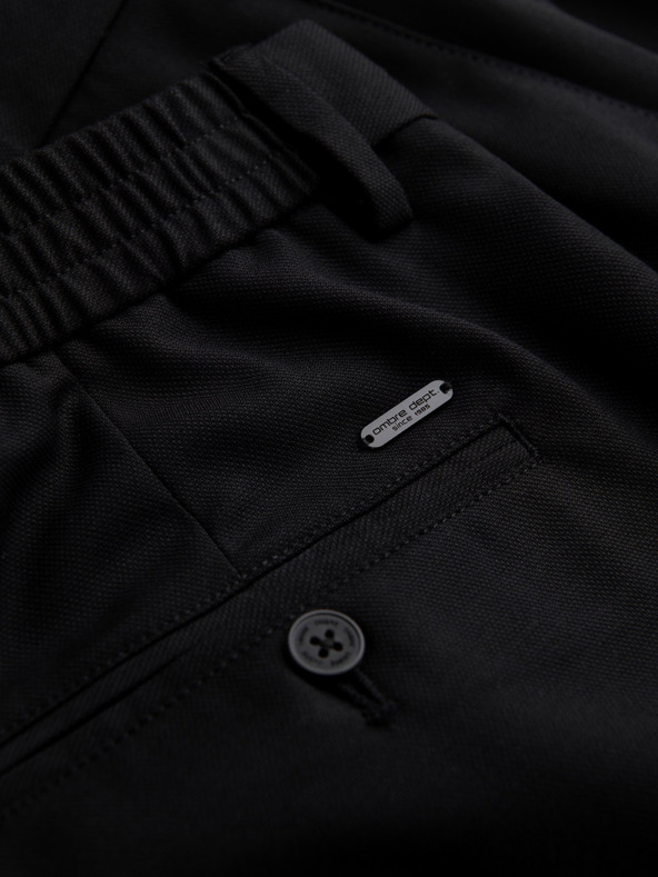 Ombre Clothing Fekete férfi chino nadrág Ombre ruházat