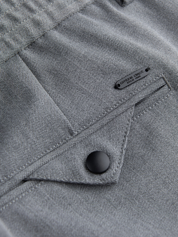 Ombre Clothing Szürke Férfi chino nadrág Ombre ruházat