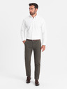 Ombre Clothing Khaki férfi chino nadrág Ombre ruházat
