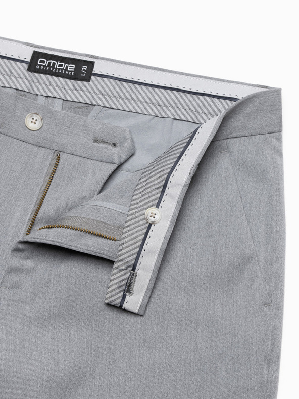 Ombre Clothing Szürke Férfi chino nadrág Ombre ruházat