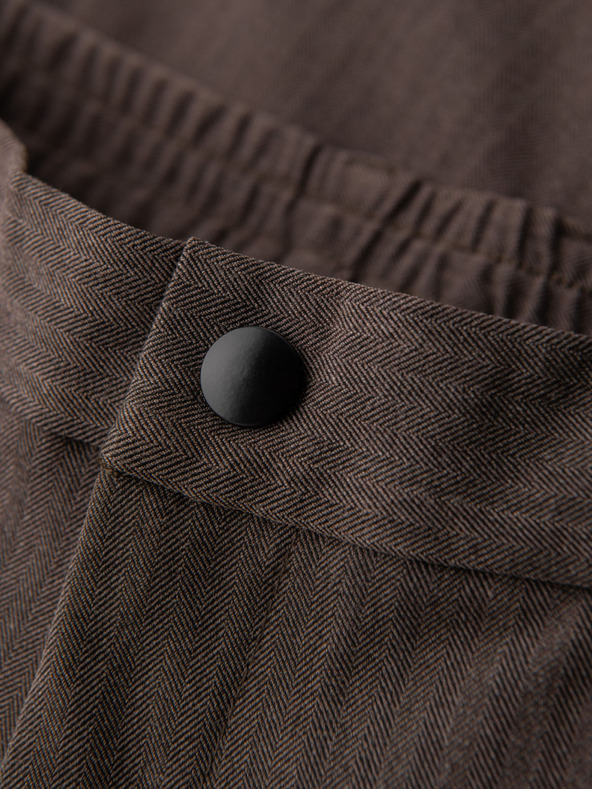 Ombre Clothing Barna Férfi chino nadrág Ombre ruházat