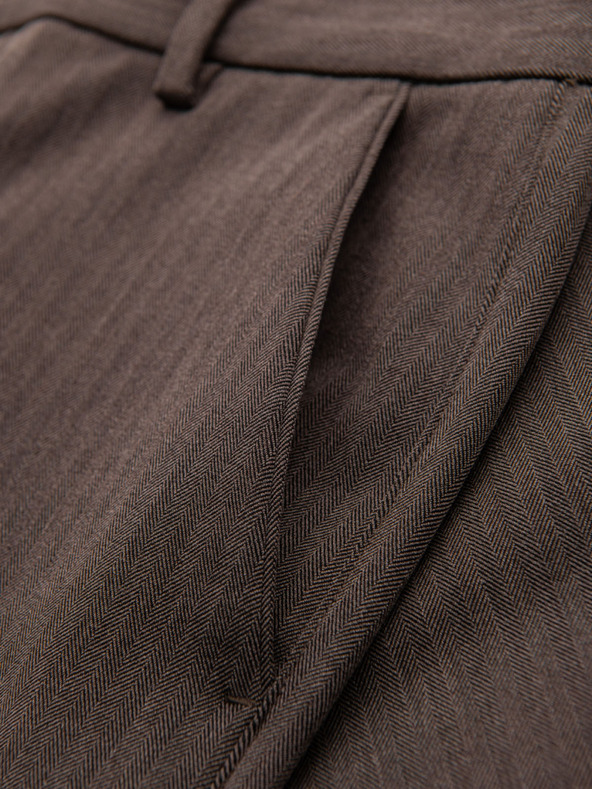 Ombre Clothing Barna Férfi chino nadrág Ombre ruházat