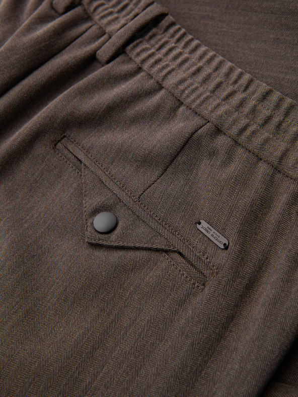 Ombre Clothing Barna Férfi chino nadrág Ombre ruházat