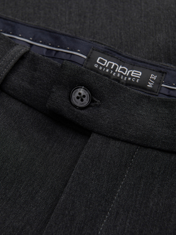 Ombre Clothing Sötétszürke férfi chino nadrág Ombre Ruházat
