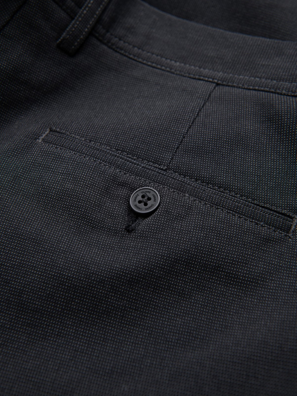 Ombre Clothing Sötétszürke férfi chino nadrág Ombre Ruházat