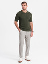 Ombre Clothing Világosszürke Férfi chino nadrág Ombre ruházat