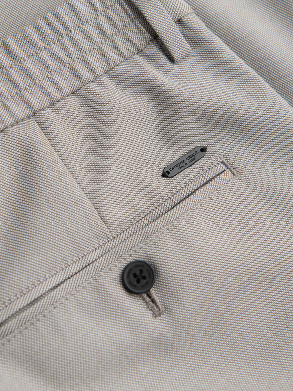 Ombre Clothing Világosszürke Férfi chino nadrág Ombre ruházat
