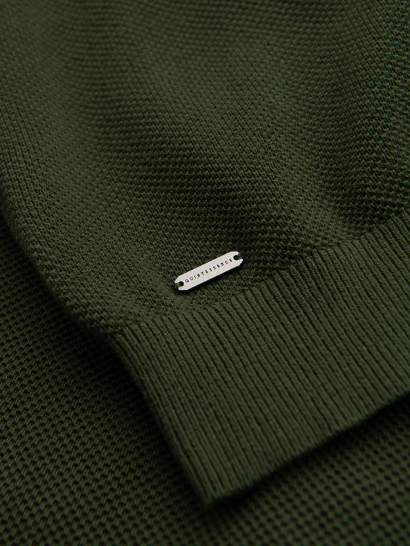 Ombre Clothing Zöld férfi póló póló Ombre Clothing