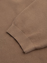 Ombre Clothing Világosbarna férfi póló póló Ombre ruházat