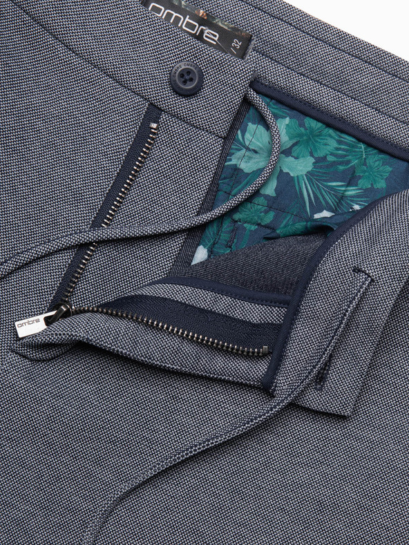 Ombre Clothing Sötétkék férfi farmer rövidnadrág Ombre Ruházat