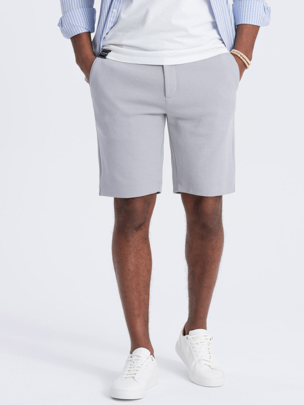 Ombre Clothing Szürke férfi rövidnadrág Ombre ruházat