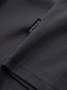 Ombre Clothing Sötétszürke férfi alap v-nyakú póló Ombre Clothing