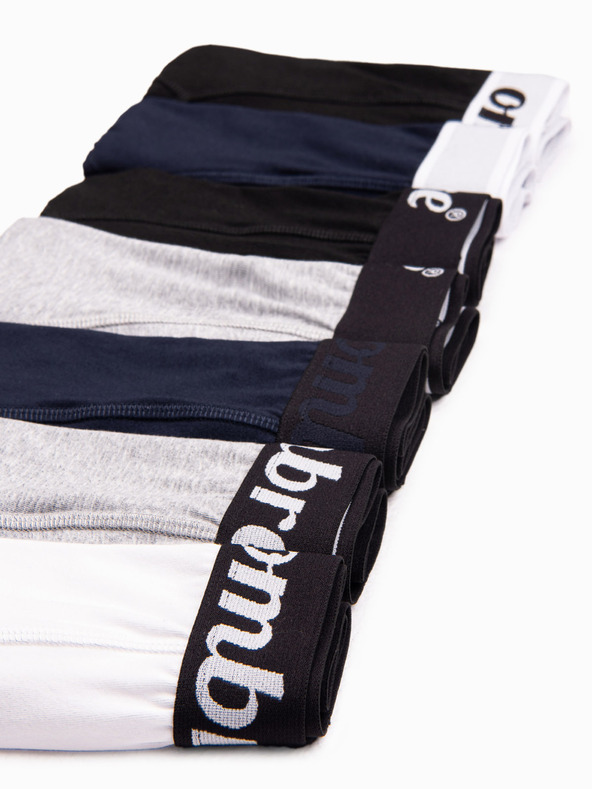 Ombre Clothing Hét darabos férfi boxeralsó szürke, sötétkék, fehér és fekete színben Ombre Clothing Ombre Clothing