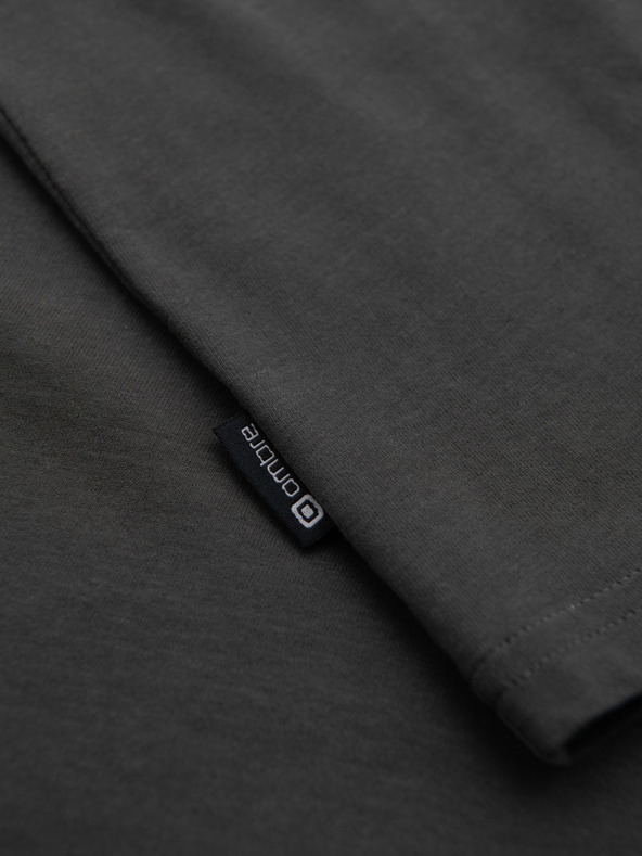 Ombre Clothing Férfi szabadidős póló zsebbel Ombre ruházat zöld